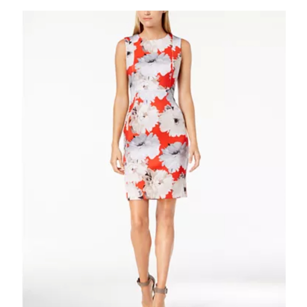 Calvin Klein

Floral Scuba Sheath Dress
